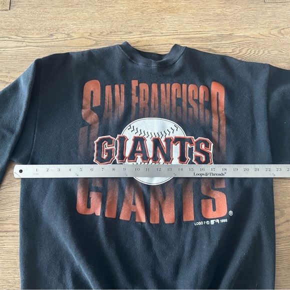 Vintage 1995 San Francisco Giants Logo 7 Crewneck Sweatshirt – MLB - USA Made - Picture 10 of 10